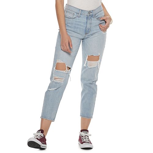 NEW! Juniors' SO® Distressed Mom Jeans