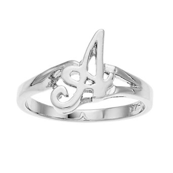 Traditions Jewelry Company Sterling Silver Initial Ring