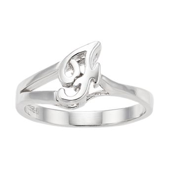 Traditions Jewelry Company Sterling Silver Initial Ring