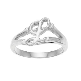 Traditions Jewelry Company Sterling Silver Initial Ring