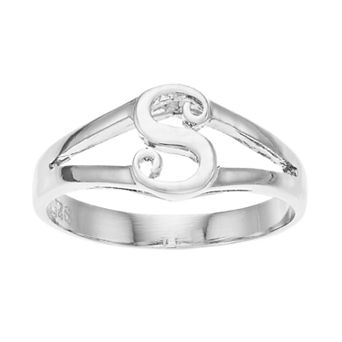 Traditions Jewelry Company Sterling Silver Initial Ring