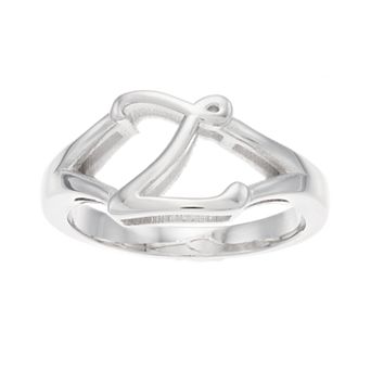 Traditions Jewelry Company Sterling Silver Initial Ring
