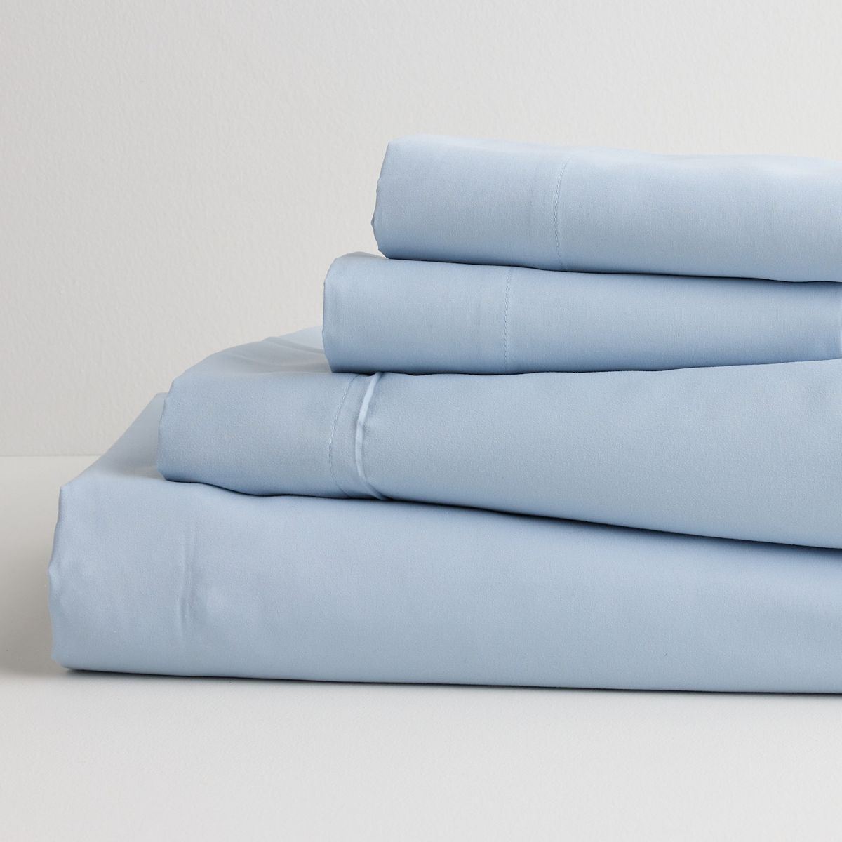 The Big One® Extra Soft Sheet Set with Pillowcases - Blue, QUEEN SET