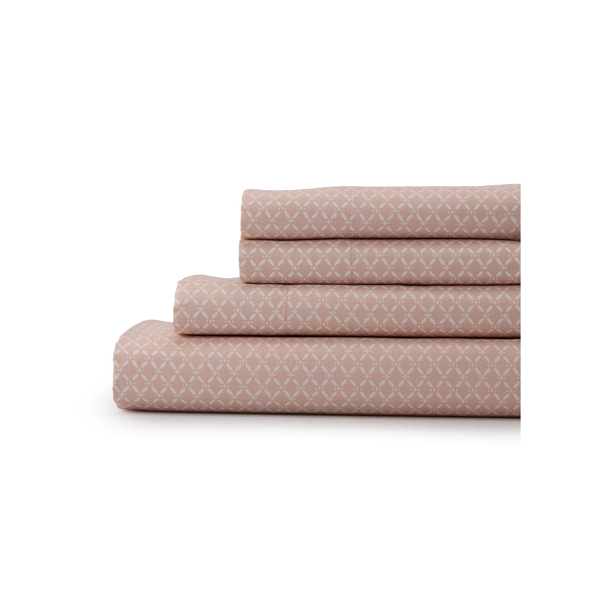 The Big One® Extra Soft Sheet Set or Pillowcases, Pink Lattice