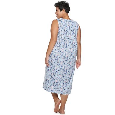 Plus Size Croft & Barrow® Lace-Trim Nightgown