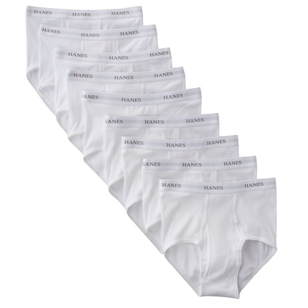 Hanes Ultimate® Men's Underwear Briefs Pack, Full-Rise, 100% Cotton, 7-Pack  White, Large : : Clothing, Shoes & Accessories