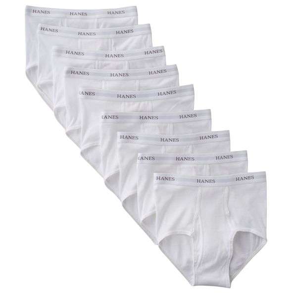 Mens Hanes Hanes Ultimate® Men's Underwear Briefs Pack, Full-Rise, 100% ...