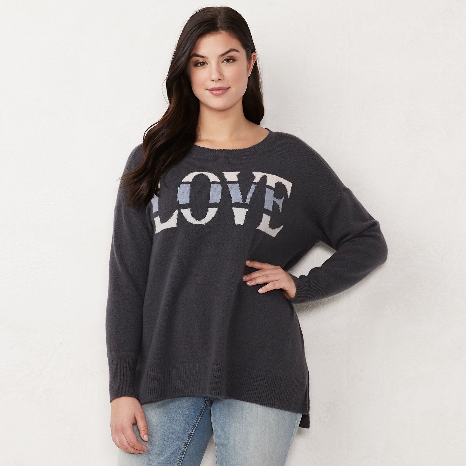kohls plus size sweaters