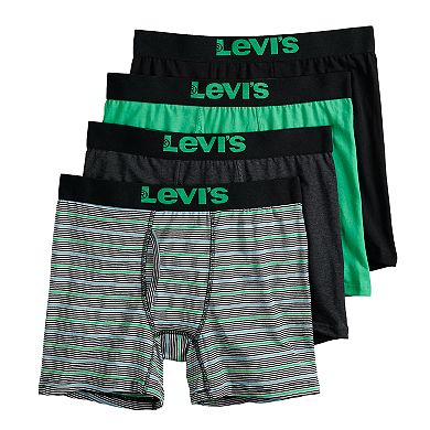 Men's Levi's® 3-pack + 1 Bonus Stretch Boxer Briefs