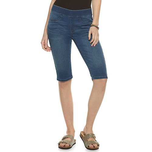Women's SONOMA Goods for Life® Pull-On Midrise Skimmer Capri Jeans
