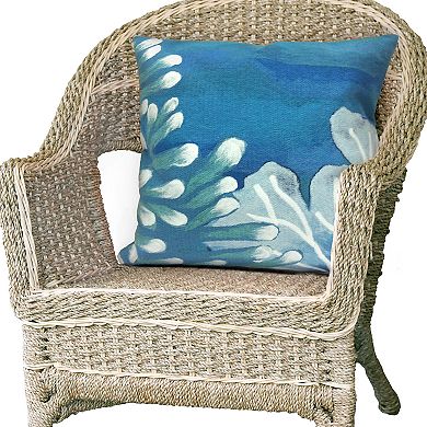  Liora Manne Visions III Reef Indoor Outdoor Throw Pillow