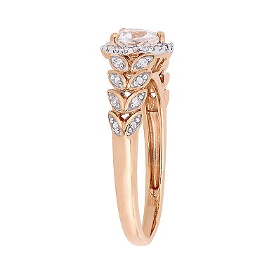 Stella Grace 10K Gold Gemstone & Diamond Accent Heart Ring