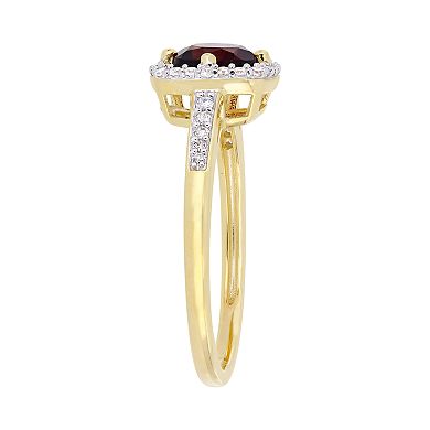 Stella Grace 10K Gold Gemstone & Diamond Accent Ring