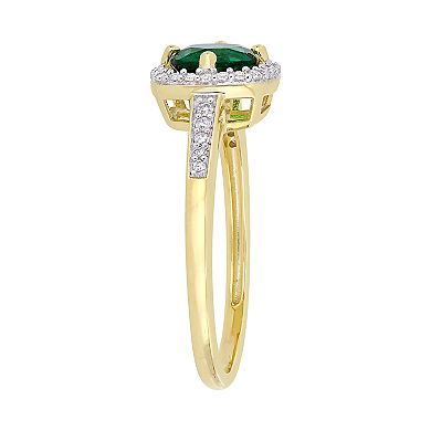 Stella Grace 10K Gold Gemstone & Diamond Accent Ring