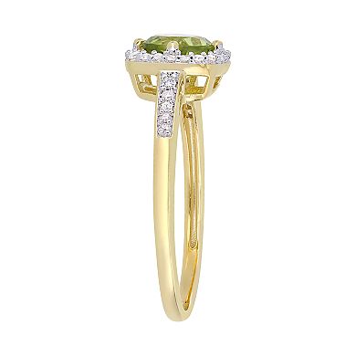 Stella Grace 10K Gold Gemstone & Diamond Accent Ring