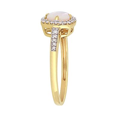 Stella Grace 10K Gold Gemstone & Diamond Accent Ring