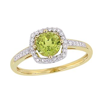 Stella Grace 10K Gold Gemstone & Diamond Accent Ring