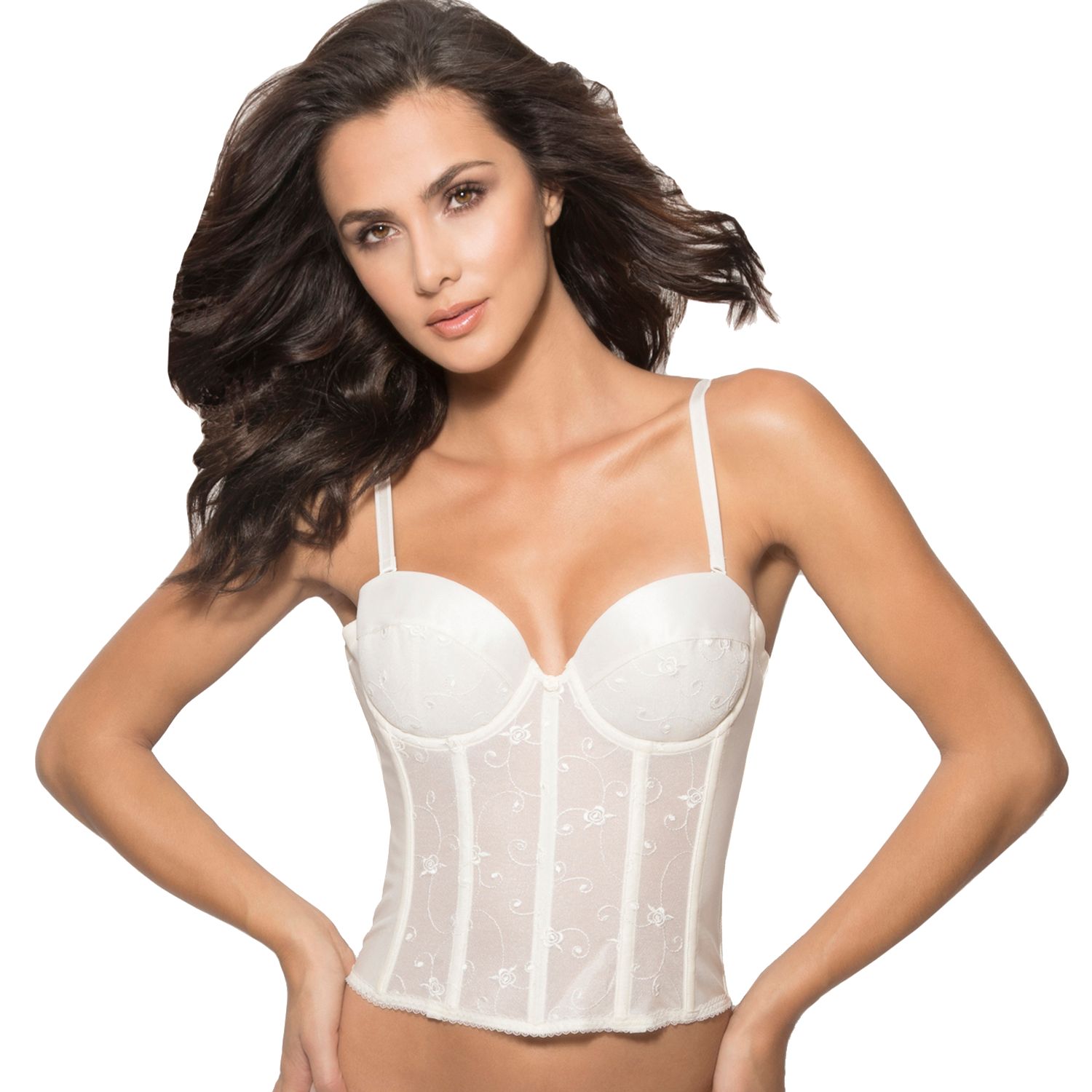 low back strapless corset bra