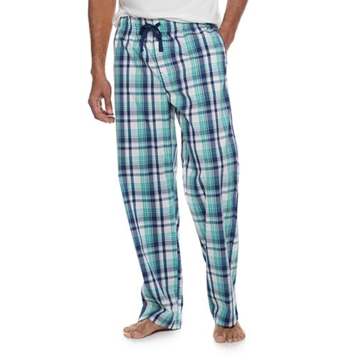 Men's Croft & Barrow® Plaid Stretch Woven Pajama Pants