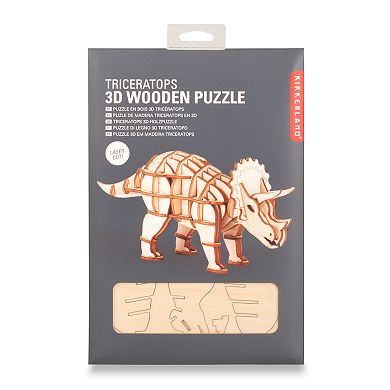 Kikkerland 3D Prehistoric Animal Wooden Puzzle