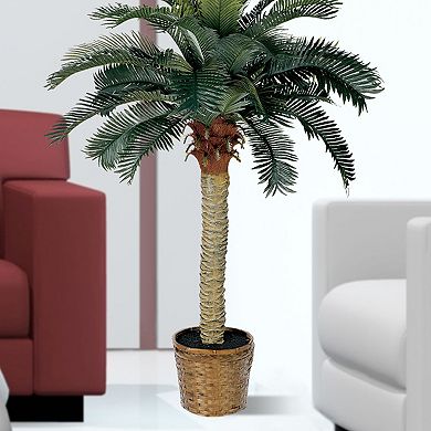 nearly natural Single Silk Sago Palm Tree