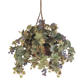 nearly natural Hanging Silk Grape Vine