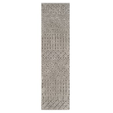 Safavieh Sparta Shag 6.7x6.7 Nina Rug Creme