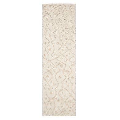 Safavieh Sparta Shag 2.3x8 Alexandra Rug Ivory