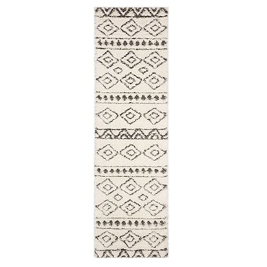 Safavieh Sparta Shag 2.3x8 Amanda Rug Ivory