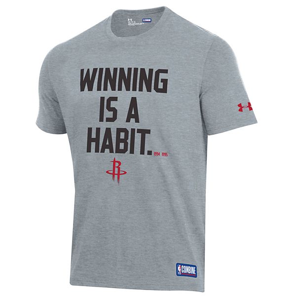 Men S Under Armour Houston Rockets Winning Is A Habit Tee