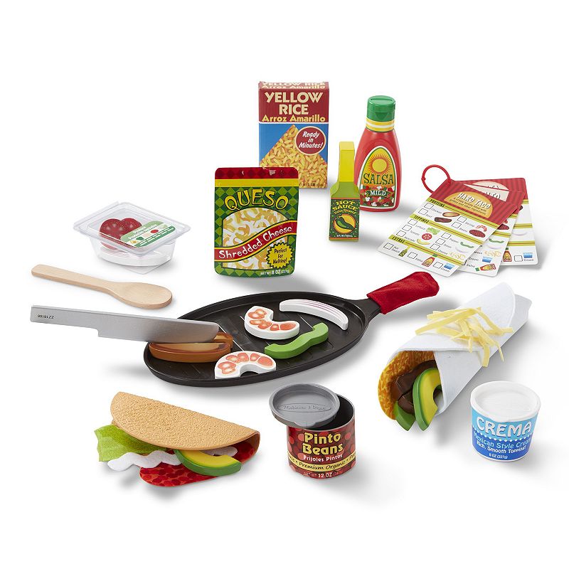 81094136 Melissa & Doug Fill & Fold Taco & Tortilla Set, Mu sku 81094136