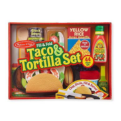 Melissa & Doug Fill & Fold Taco & Tortilla Set