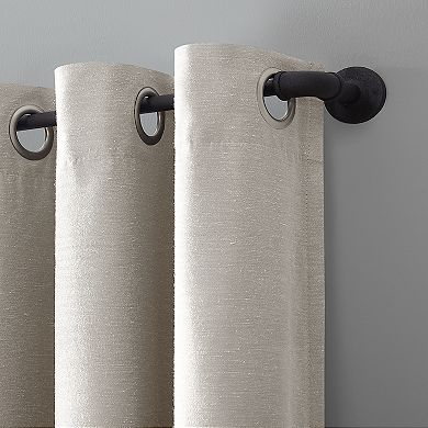 Archaeo Linen Blend Blackout Grommet Curtain Panel