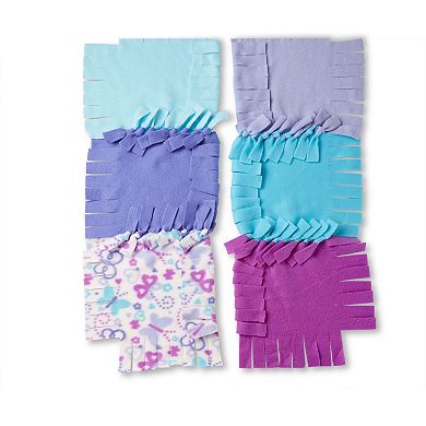 Melissa & Doug Created by Me! Butterfly Fleece Quilt No-Sew Craft Kit