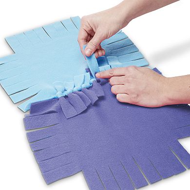 Melissa & Doug Created by Me! Butterfly Fleece Quilt No-Sew Craft Kit