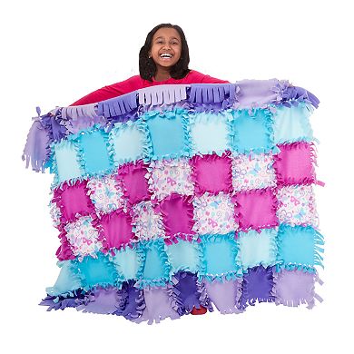 Melissa & Doug Created by Me! Butterfly Fleece Quilt No-Sew Craft Kit