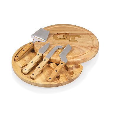 Picnic Time Georgia Tech Yellow Jackets Circo Cheese Cutting Board Set