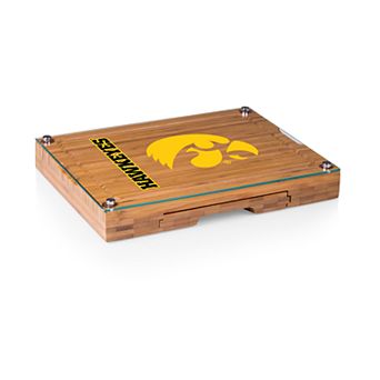 Iowa Hawkeyes Concerto Glass-Top Cutting Board Set
