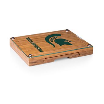 Michigan State Spartans Concerto Glass-Top Cutting Board Set