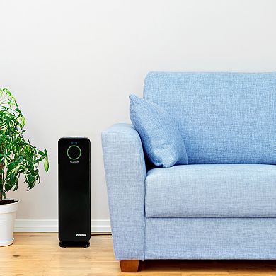 GermGuardian CDAP4500BCA WiFi Smart Air Purifier 22" Tower with True HEPA Filter and UV-C
