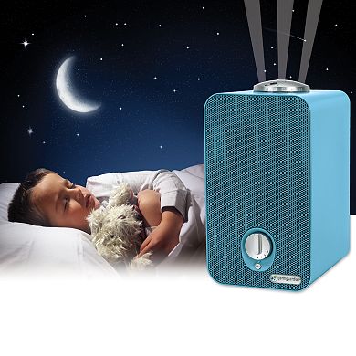 GermGuardian AC4150BLCA Air Purifier with True HEPA Filter and UV-C for Kid's Rooms, Night Light Projector