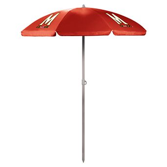 Picnic Time Maryland Terrapins Portable Beach Umbrella