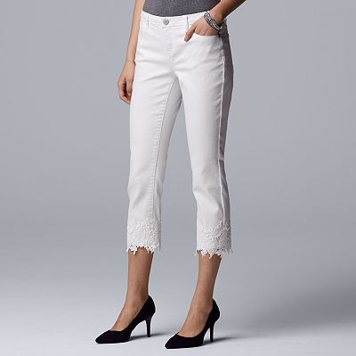 Kohls vera wang capris clearance