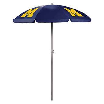 Picnic Time Michigan Wolverines Portable Beach Umbrella
