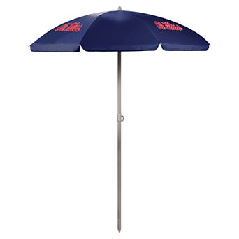 Picnic Time Ole Miss Rebels Portable Beach Umbrella