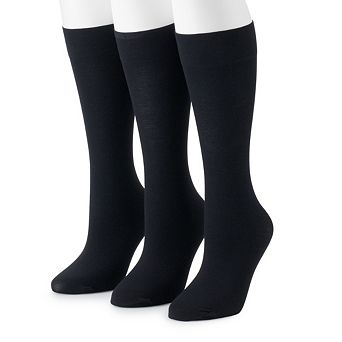 Women's GOLDTOE ® 3-pack Lyocell Blend Trouser Socks