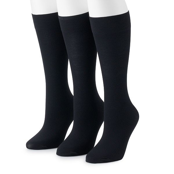 Women's Light Support Sheer Knee High Trouser Sock