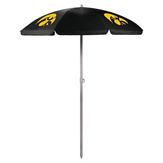 Picnic Time Iowa Hawkeyes Portable Beach Umbrella