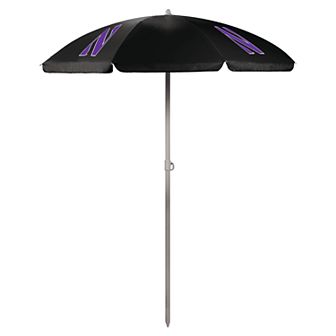 Picnic Time Northwestern Wildcats Portable Beach Umbrella