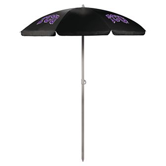 Picnic Time TCU Horned Frogs Portable Beach Umbrella